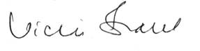 Sir Victor Blank signature